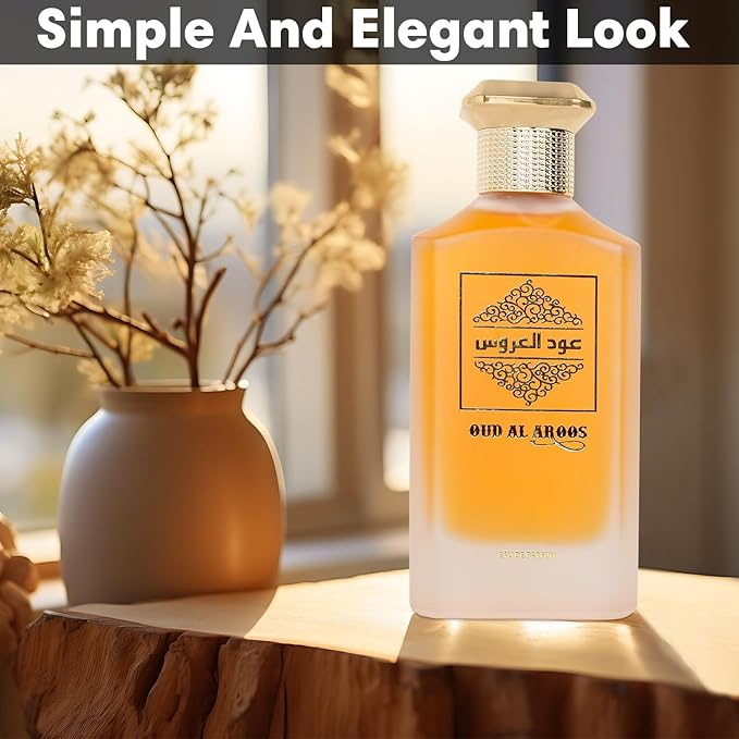 Oud Al Aroos Perfume for Unisex | Our Impresssion of Oud for Greatness - 3.04 Fl Oz - Eau De Parfum Unisex | Lavender, Saffron, Patchouli, Musk - 3.4 Fl oz / 100ml