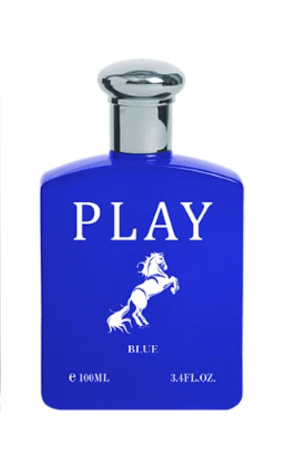 Play Blue Cologne for Men (Inspired Play Blue) 3.4oz/100ml, Natural Spray, Long lasting Smell