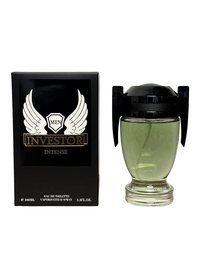 Investor Intense Cologne for Men 3.4oz/100ml Eau de Toilette, Fragrance for Men