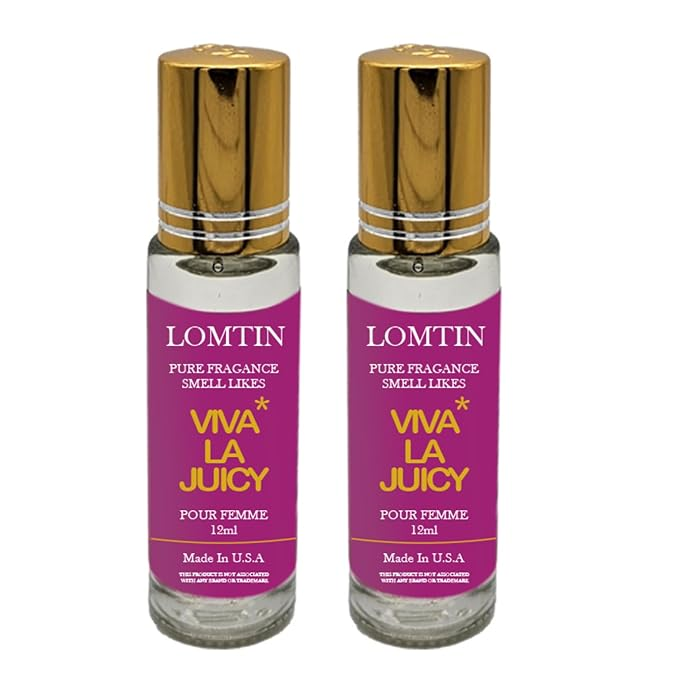 Fragrance Perfume Oils Vive la juicy Parfum Roll On Body Oil for Women (12ml) (Pack of 2)